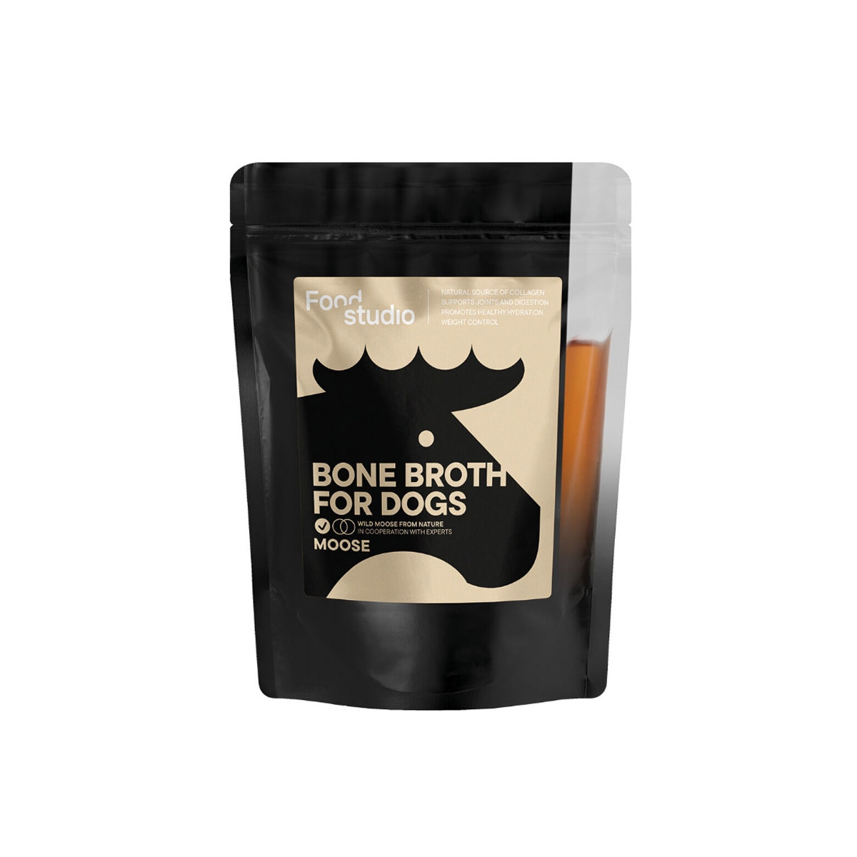 Foodstudio briedžio kaulų sultinys šunims 230 ml - 