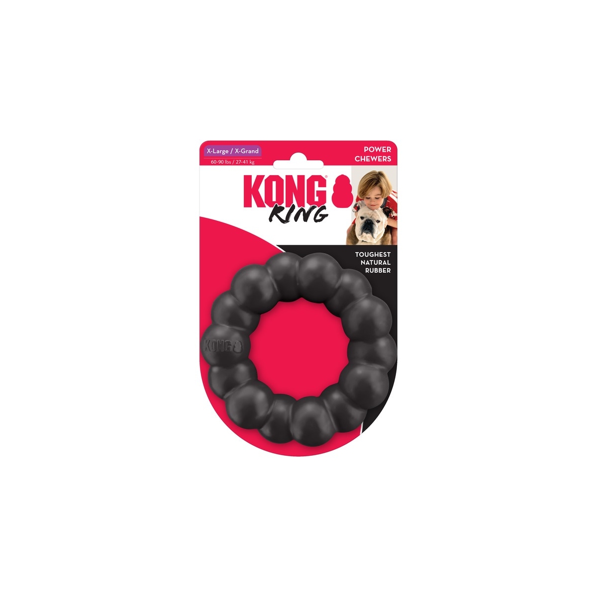 KONG Extreme Ring guminis žiedas šunims, XL dydžio -  1