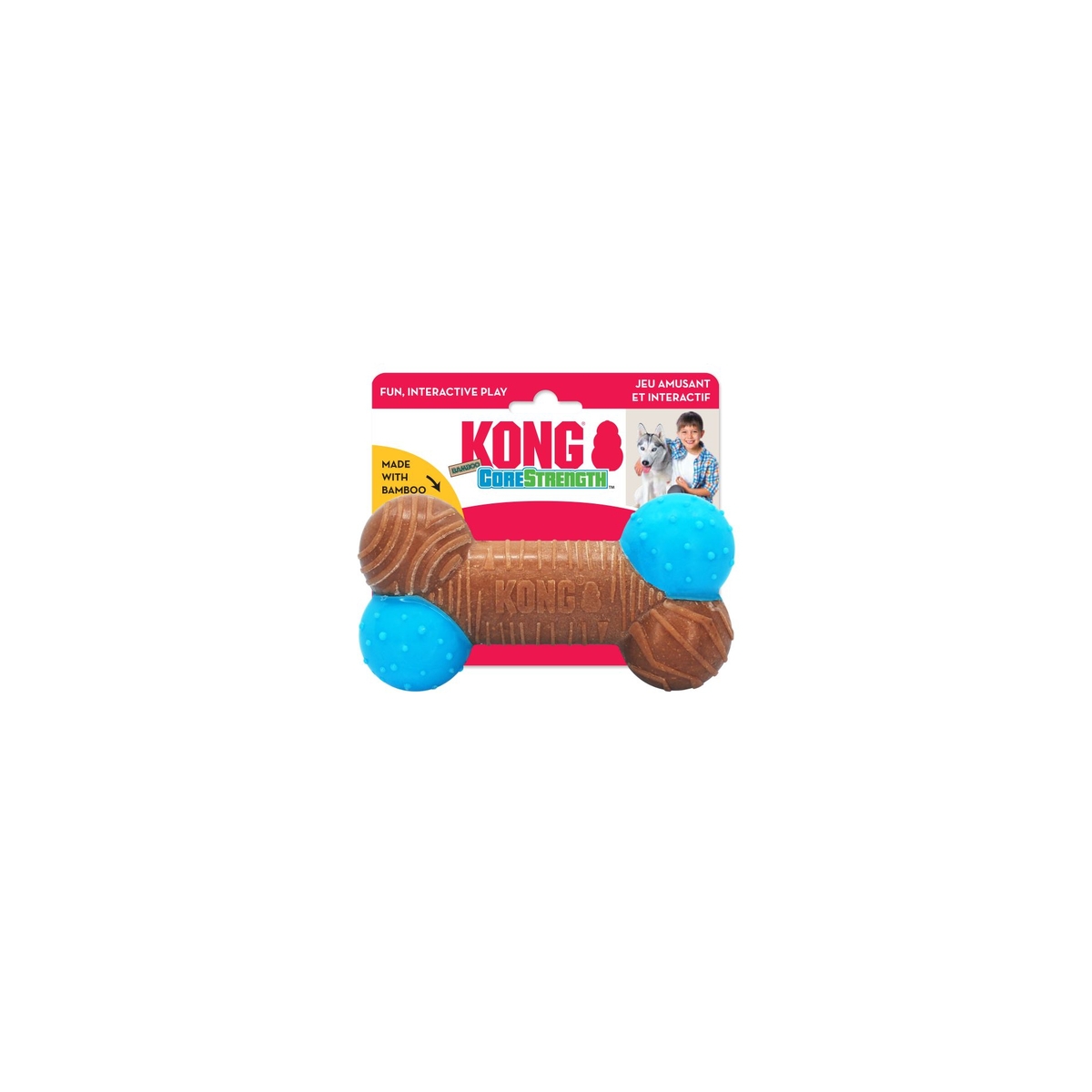 KONG CoreStrenght Bamboo kaulo formos žaislas, L dydis -  1