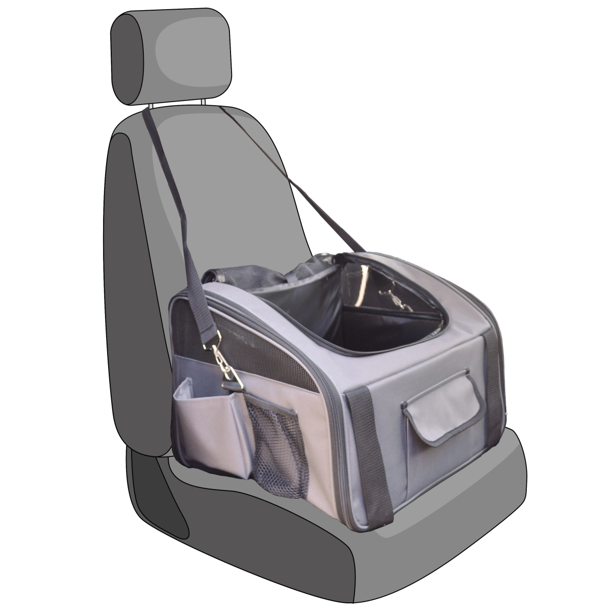 Flamingo automobilinė kėdutė, 44x34x32cm - 