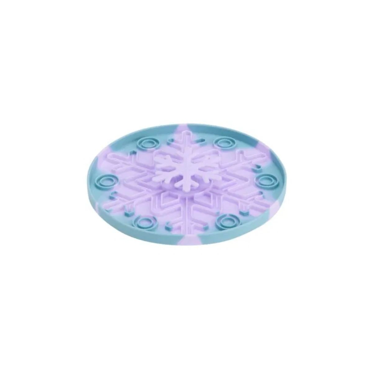 L&B SNOWFLAKE 3D UOSTYMO PADĖKLIUKAS KATĖMS, 16CM MĖLYNA/VIOLETINĖ* # - 