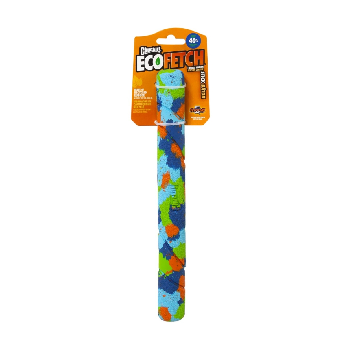 Chuckit Eco Fetch Ultra guminė žaidimų lazda, 27 cm -  1