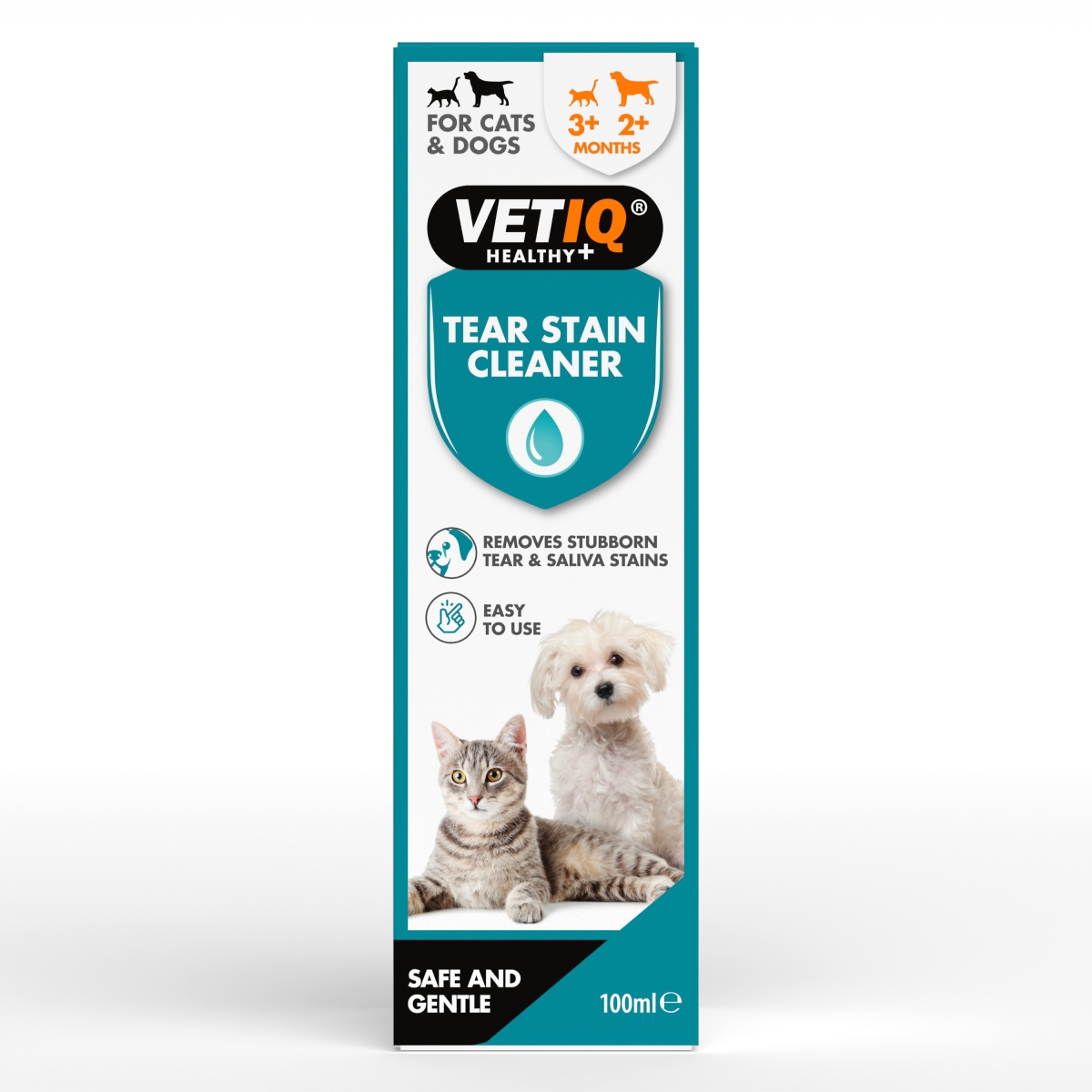 VETIQ Tear Stain Cleaner ašarų dėmių valiklis, 100 ml -  1