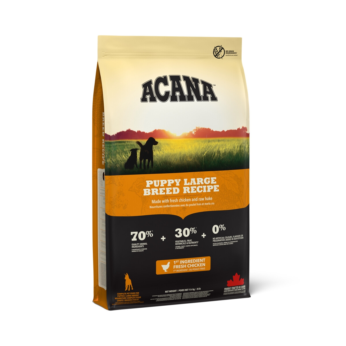 ACANA PUPPY LARGE BREED SAUSAS MAISTAS DIDELIŲ VEISLIŲ ŠUNIUKAMS, 11,4 KG - 