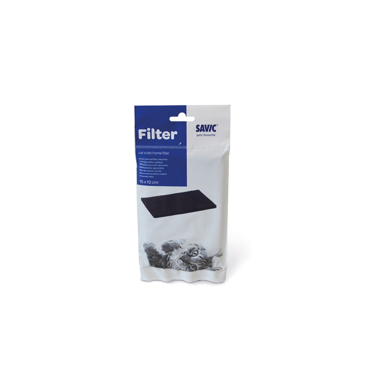 Savic Standard aktyvuotos anglies filtras, 15x10cm - 