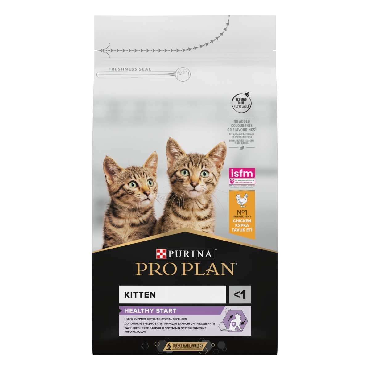 Pro Plan Original sausas maistas kačiukams su vištiena, 1,5 kg - 