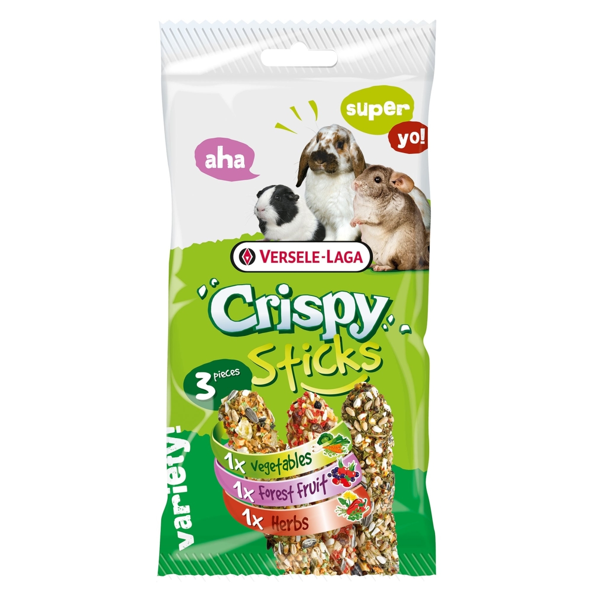 Versele-Laga Crispy Sticks skanėstų lazdelės triušiams, 3 vn - 