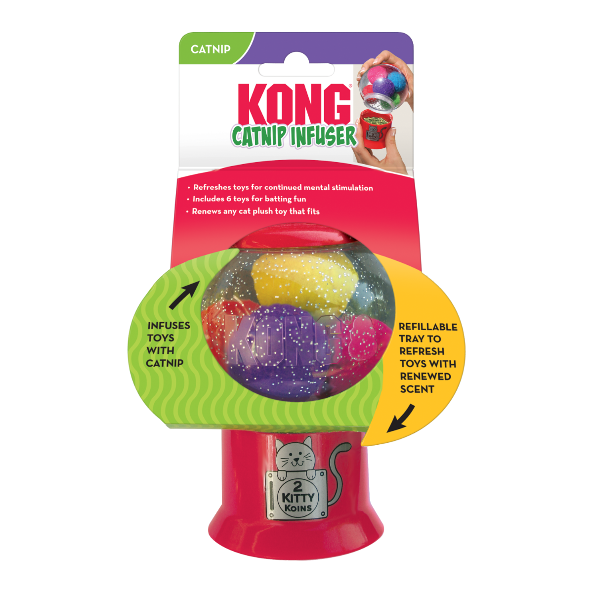KONG Catnip Infuser katžolės aromatizatorius žaislams -  1