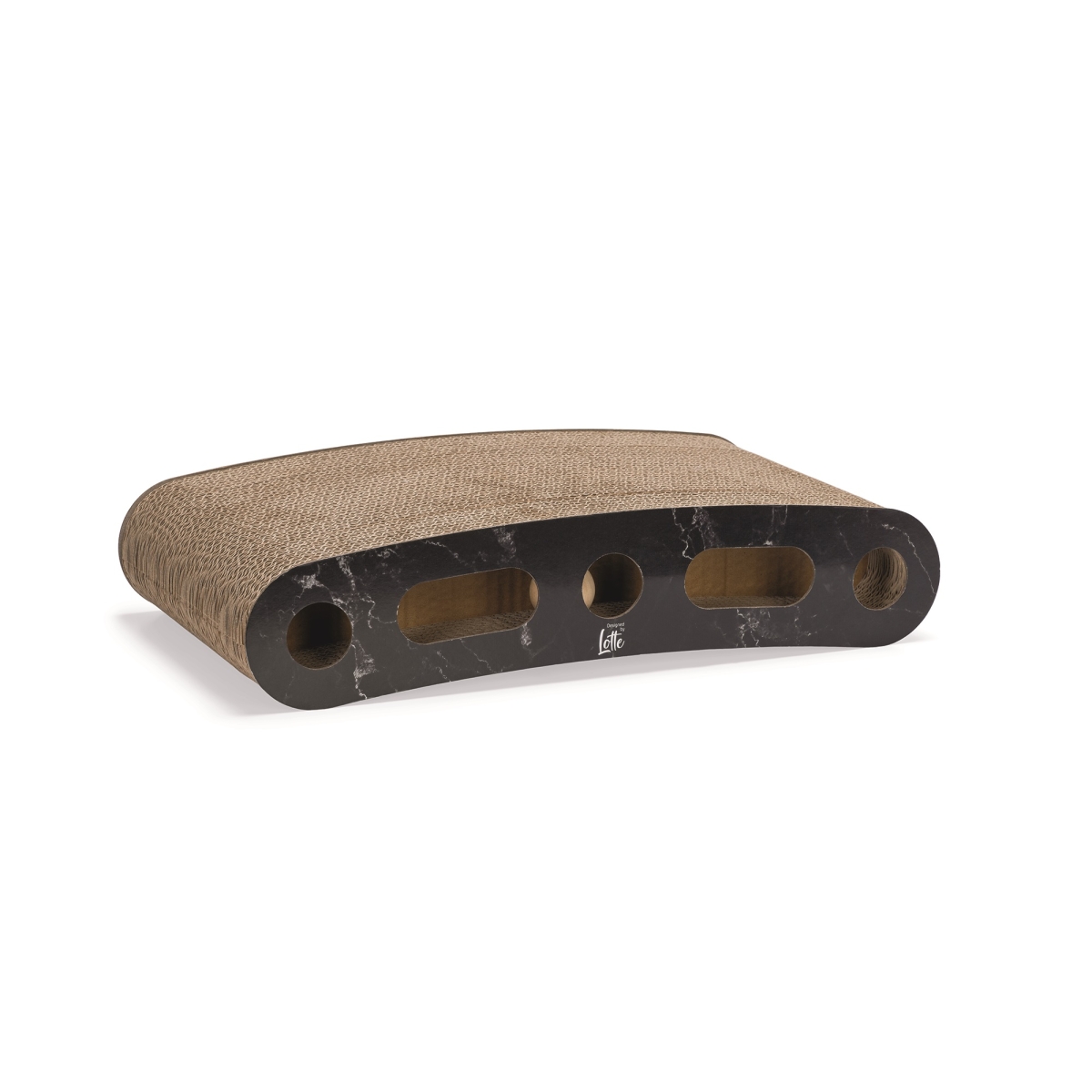 Beeztees DBL Suvi draskymo lenta katėms, 46x25x9 cm, juoda -  1