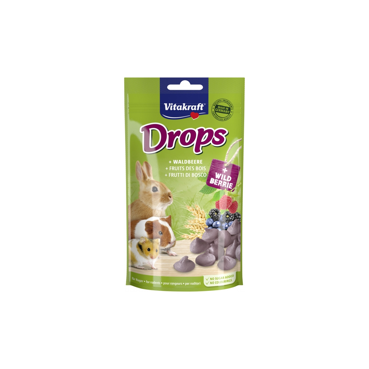 Vitakraft Drops maistas graužikams 75g - 