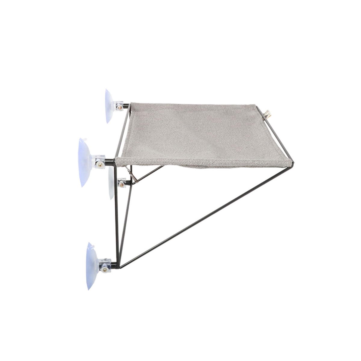 DD Home prie lango tvirtinamas hamakas katėms, 45x30x20 cm, pilkas -  1