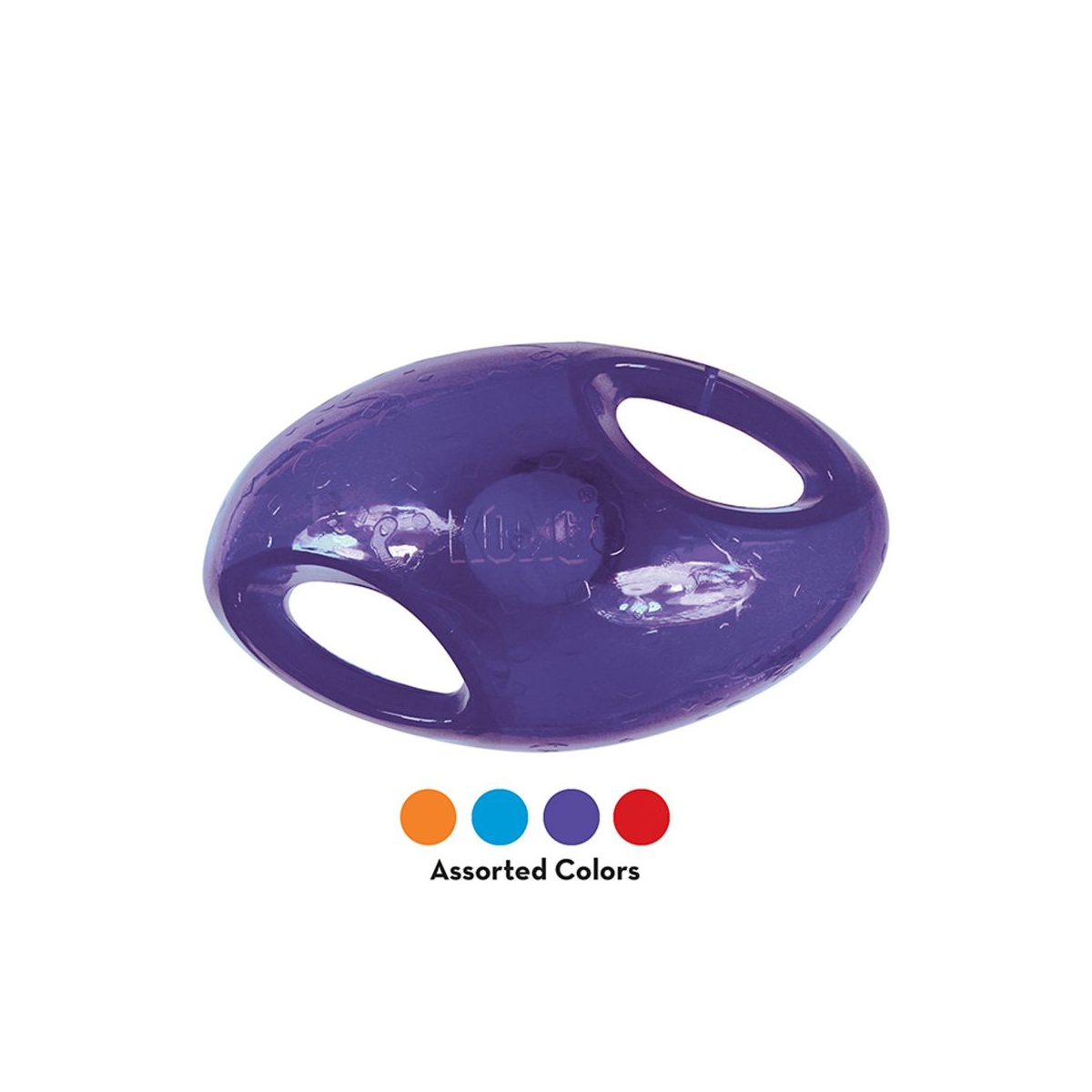 KONG Jumbler Football guminis žaislas šunims, L-XL dydžio, įv. spalvų -  1