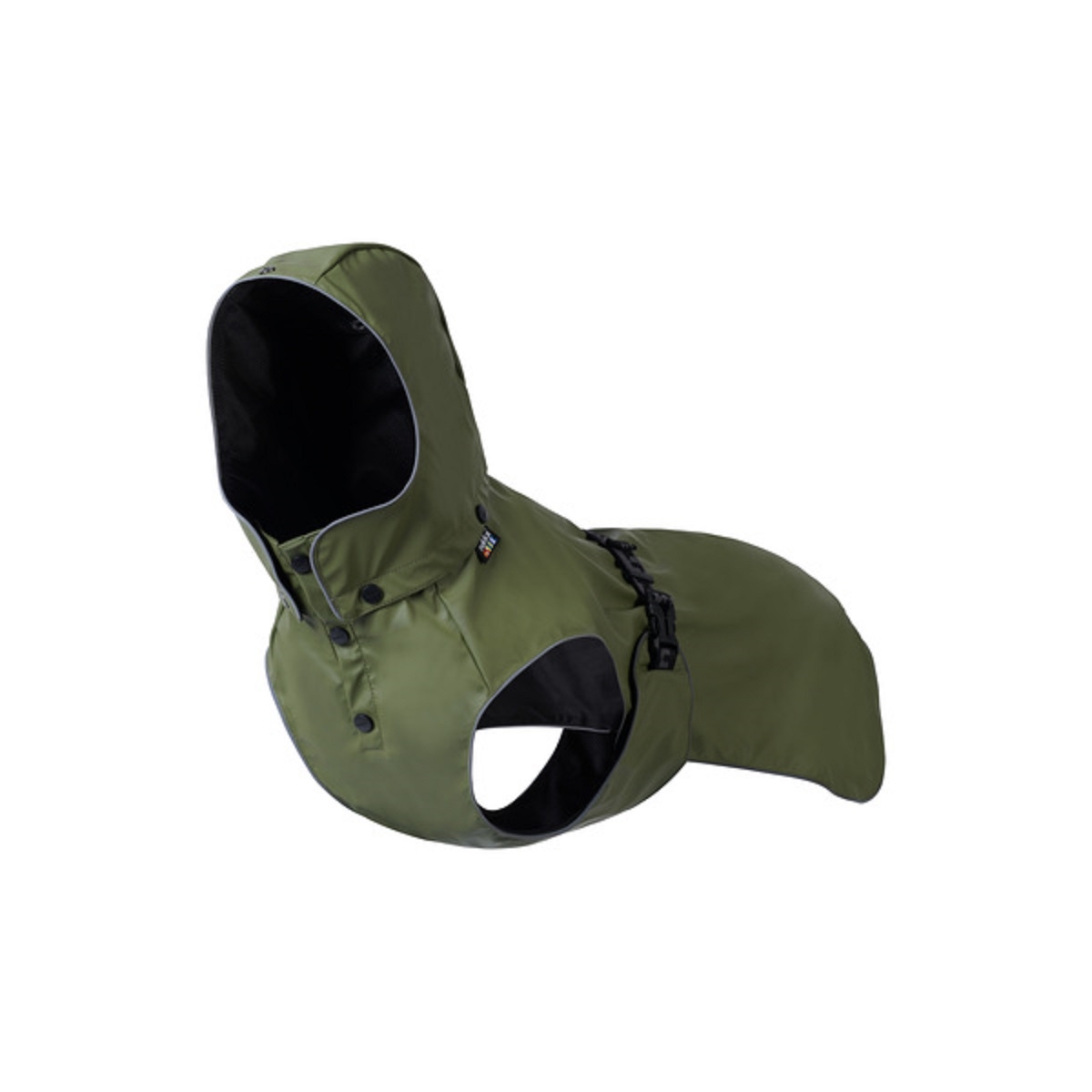 Rukka Streamy ECO lietpaltis šunims, 40 cm, chaki sp. -  1