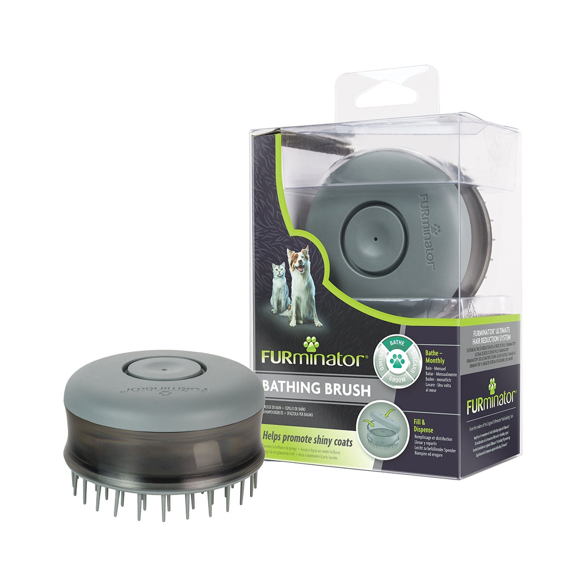 Furminator maudymo šepetys - 