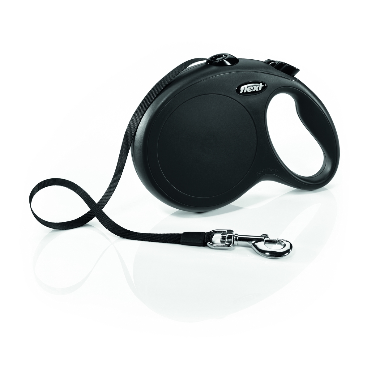 Flexi Classic automatinis juostinis pavadėlis, L/8 m, juodas -  1