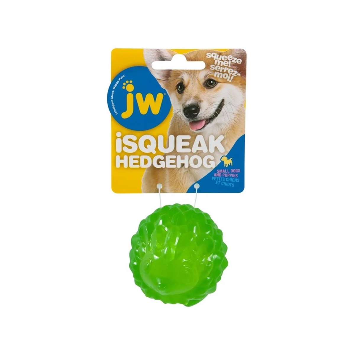 JW iSqueak Hedgehog žaislas šunims, S dydis -  1