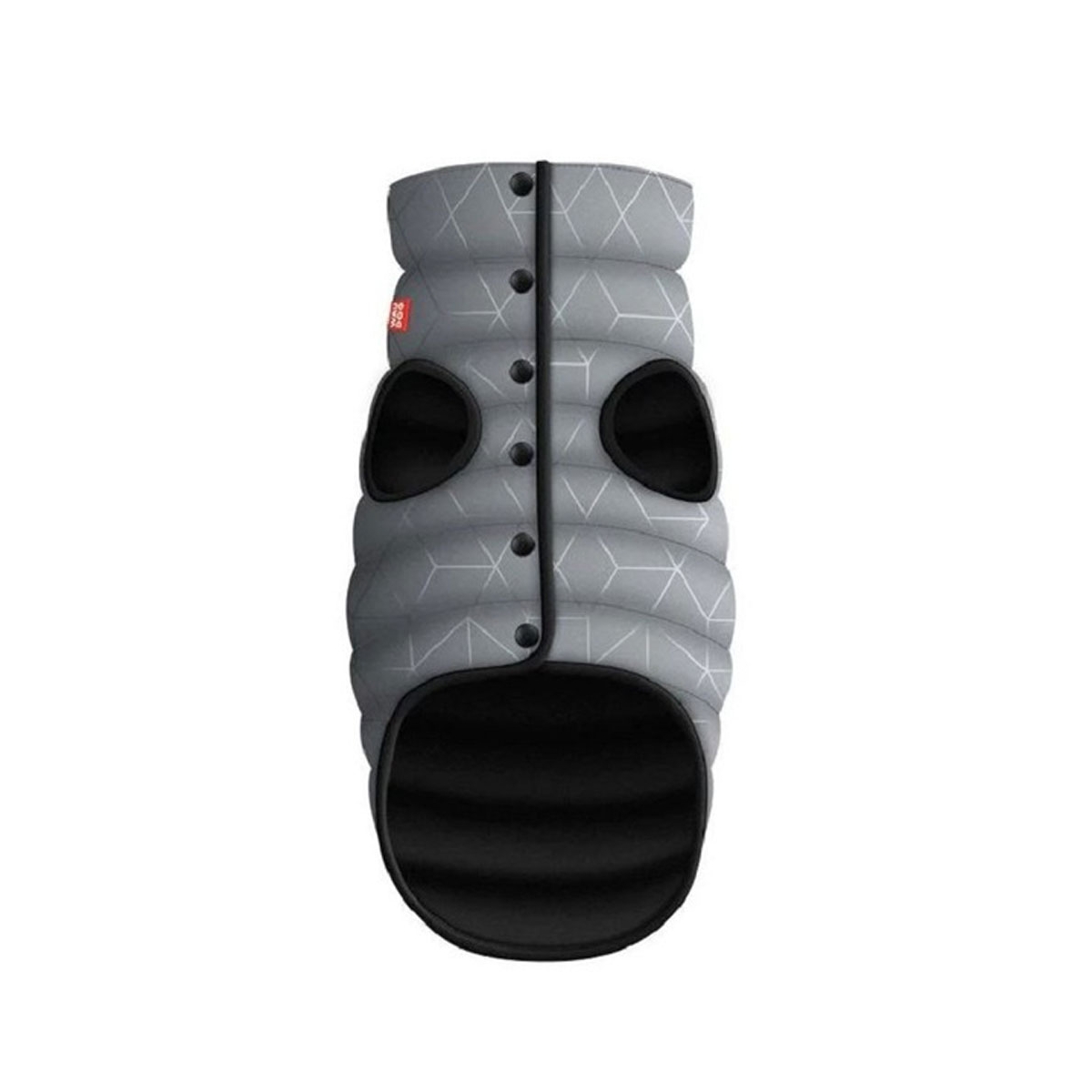Collar Waudog striukė šunims, XS (22 cm), pilka -  1