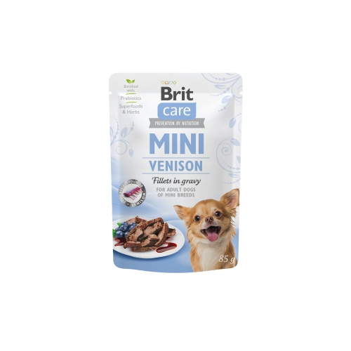 Brit Care Mini konservai šunims su elniena ir triušiena, 85 g