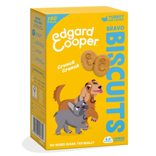 Edgard & Cooper skanėstai šunims su kalakutiena ir vištiena, 400g