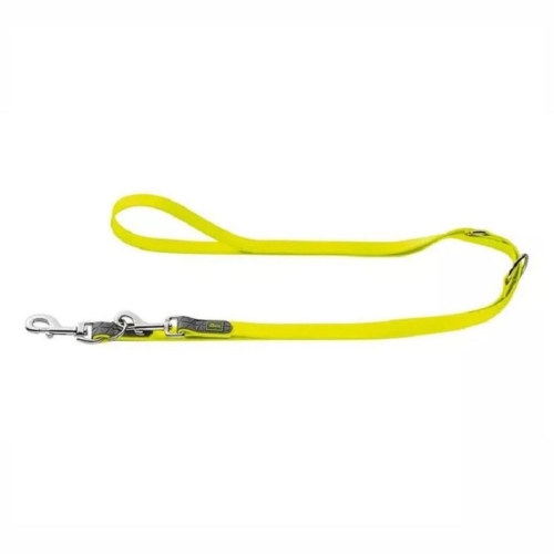 Hunter Convenience pavadėlis, 20 mm/200 cm, neoninė geltona sp.