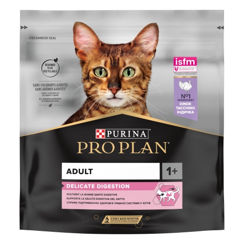 Pro Plan Delicate sausas maistas katėms su kalakutiena, 400 g
