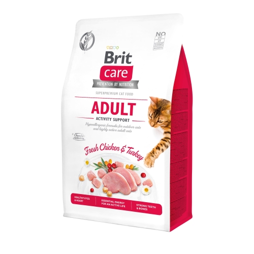 Brit Care Adult Activity Support sausas maistas katėms, 400g