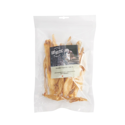 Eat Rustic natūralus skanėstas šunims – triušio ausys, 150g