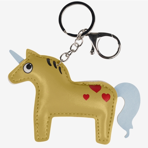 Horze Unicorn Love raktų pakabukas, auksinis