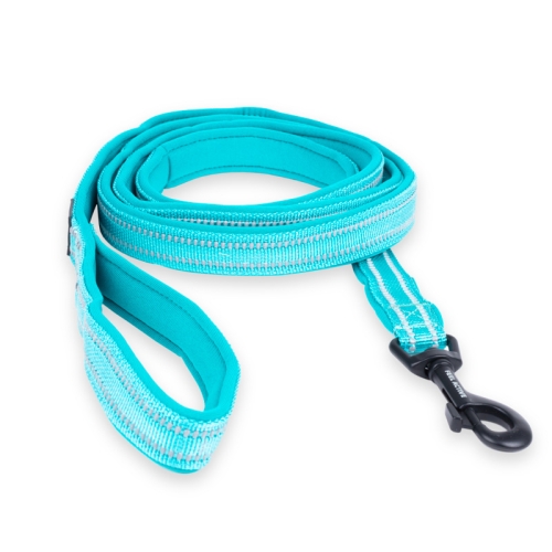 Feel Active pavadėlis šunims su paminkštinta rankena, 200 cm, turkio