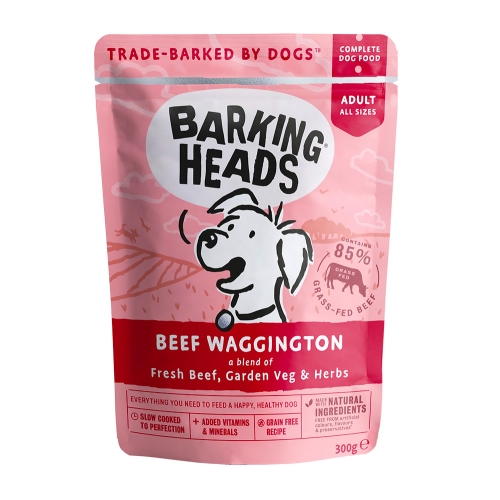 Barking Heads Beef Waggington konservai šunims su jautiena, 300g