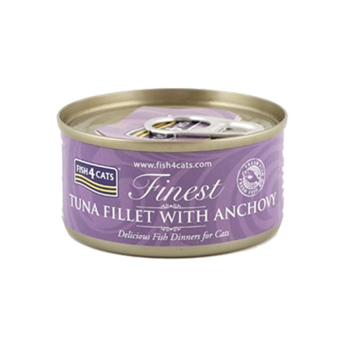 Fish4Cats konservai, su tunu ir ančiuviais 70 g