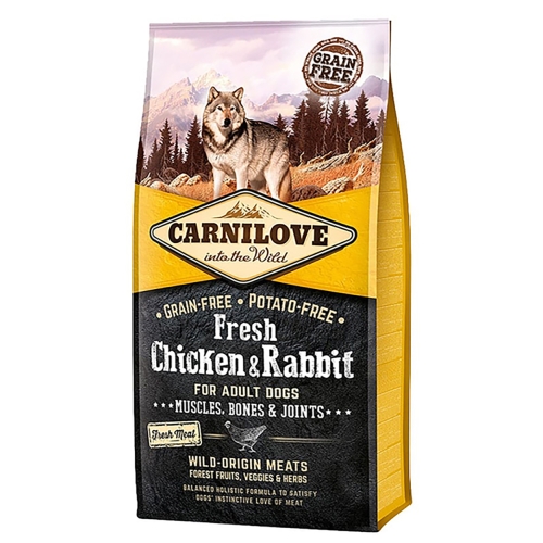 Carnilove Fresh maistas šunims su vištiena/triušiena, 12 kg