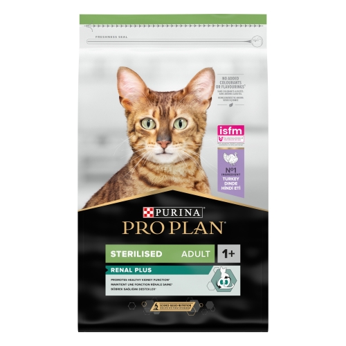 Pro Plan Sterilised sausas maistas steril. katėms su kalakutiena, 10kg