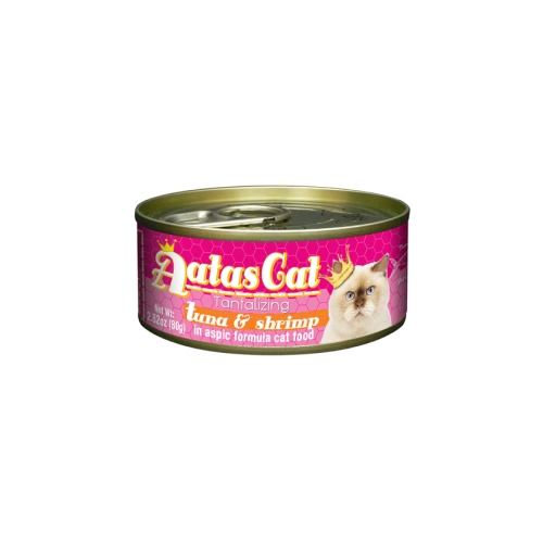 Aatas konservai katėms su tunu ir krevetėmis, 80g