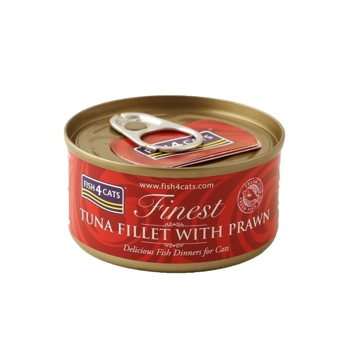 Fish4Cats konservai katėms su tunu ir krevetėmis, 70 g