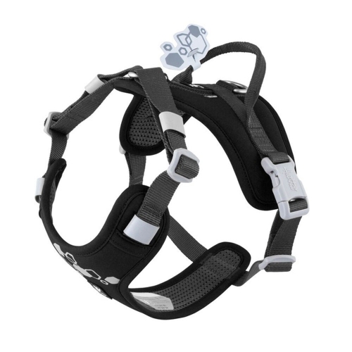 Hurtta Weekend Warrior II Eco petnešos šunims, 65-80 cm, juodos