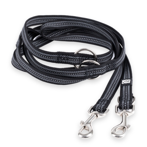 Pro Dog Multi daugiafunkcinis pavadėlis šunims, 3 m, juoda