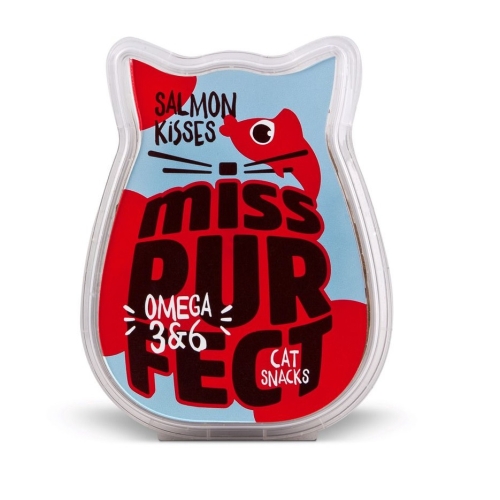 Miss Purfect Salmon Kisses skanėstai katėms su lašiša, 75 g