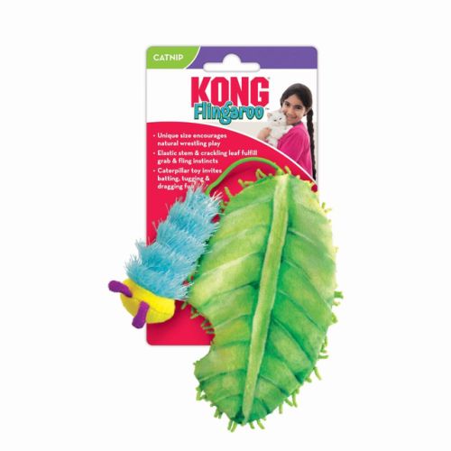 KONG Flingaroo CATerpillar žaislas katėms
