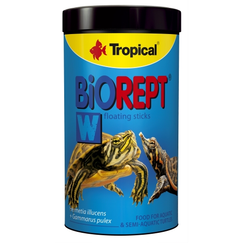Tropical Biorept W maistas vandens vėžliams, 250ml