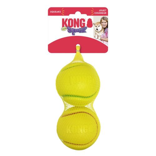 Kong Squeezz teniso kamuoliukai, L dydis, 2 vnt. įv. spalvų