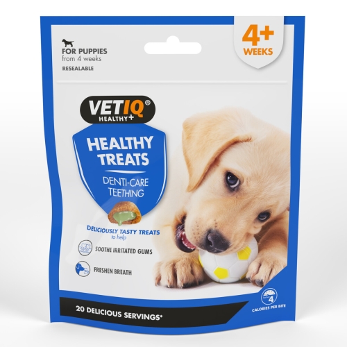 VETIQ TEETHING SKANĖSTAI SVEIKIEMS ŠUNIUKŲ DANTIMS, 50 G