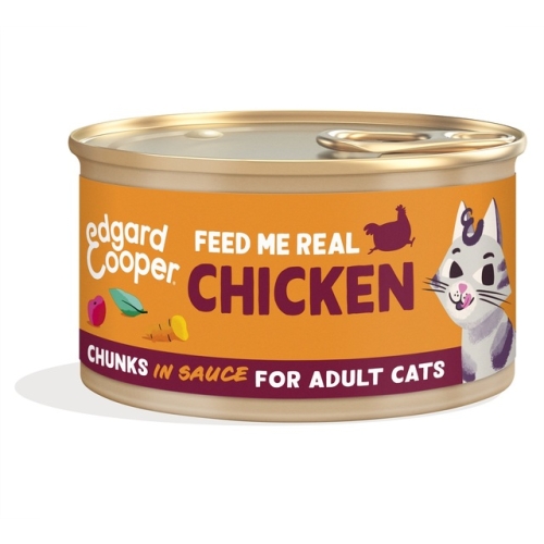 Edgard Cooper konservai katėms su vištiena, 85 g