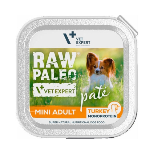 Raw Paleo Pate Mini Adult paštetas šunims su kalakutiena, 150 g