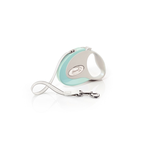 Flexi Style automatinis juostinis pavadėlis, M/5 m, mėtinis