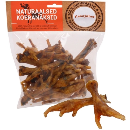 Palmar džiovintos vištų kojelės, 200 g