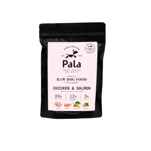 Pala Raw Food maistas šunims su vištiena ir lašiša 400g