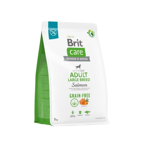 Brit Care sausas maistas didelių veislių šunims su lašiša, 3 kg