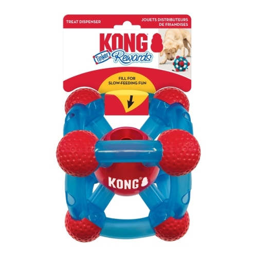 Kong Rewards Tinker interaktyvus skanėstų žaislas šunims, 14x14 cm