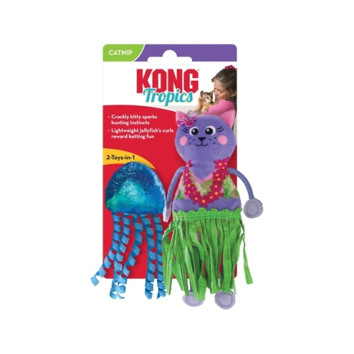 KONG Tropics Hula 2in1 žaislas katėms